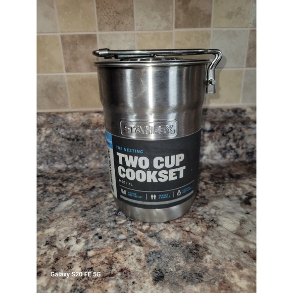 Stanley Other - Stanley Stainless Steel Camp Two Cup Cookset 4 Piece Nesting Set Outdoors Camp